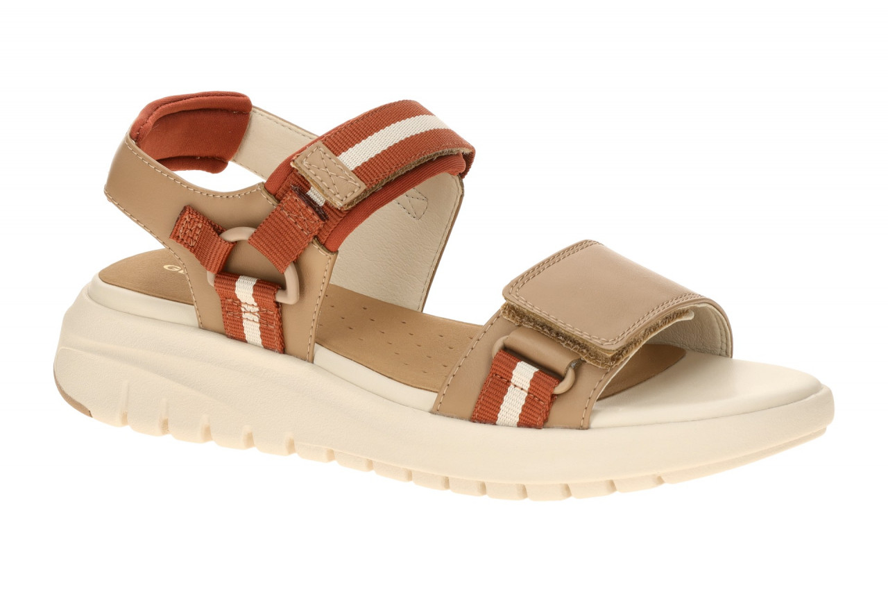 Geox Damen Sandale D65BSC 05415 C5A6B in Braun-beige/brick, wasserdicht und a... 1 Geox Damen Sandale D65BSC 05415 C5A6B in Braun-beige/brick, wasserdicht und a...
