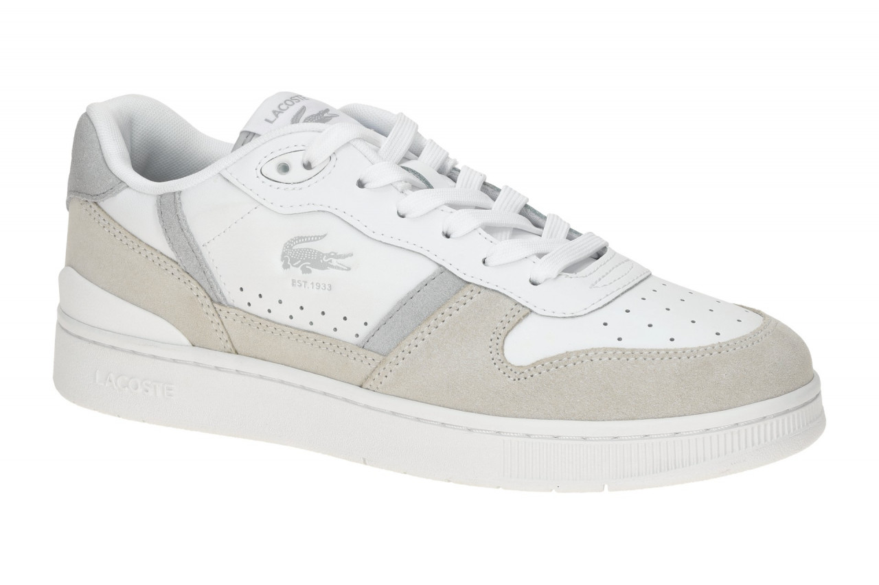 Lacoste Herren Sneakers T-CLIP SET 51SMA0168_14X Wei?/Lt Grey - Glattleder + ... 1 Lacoste Herren Sneakers T-CLIP SET 51SMA0168_14X Wei?/Lt Grey - Glattleder + ...