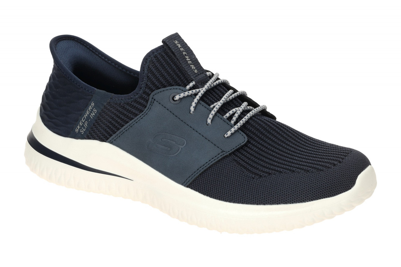 Skechers 210650 NVY DELSON 3.0 - LAVELL Herren Slipper blau navy rutschfest &... 1 Skechers 210650 NVY DELSON 3.0 - LAVELL Herren Slipper blau navy rutschfest &...