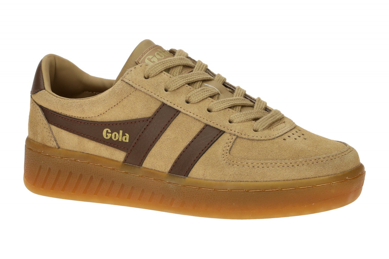 Gola CLA589CT GrandSlam Suede Damen Sneaker Braun Gum Profilsohle 1 Gola CLA589CT GrandSlam Suede Damen Sneaker Braun Gum Profilsohle