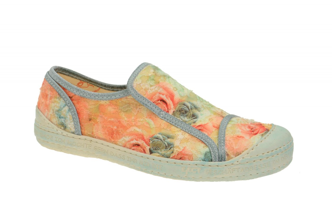 Eject 16221/2 DASS Multicolor Slipper Damenschuhe - Orange Grau Blumen 1 Eject 16221/2 DASS Multicolor Slipper Damenschuhe - Orange Grau Blumen