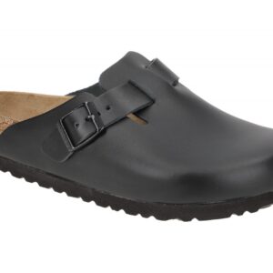 Birkenstock 60191 Boston_BS Schwarz Echtleder Unisex Clogs
