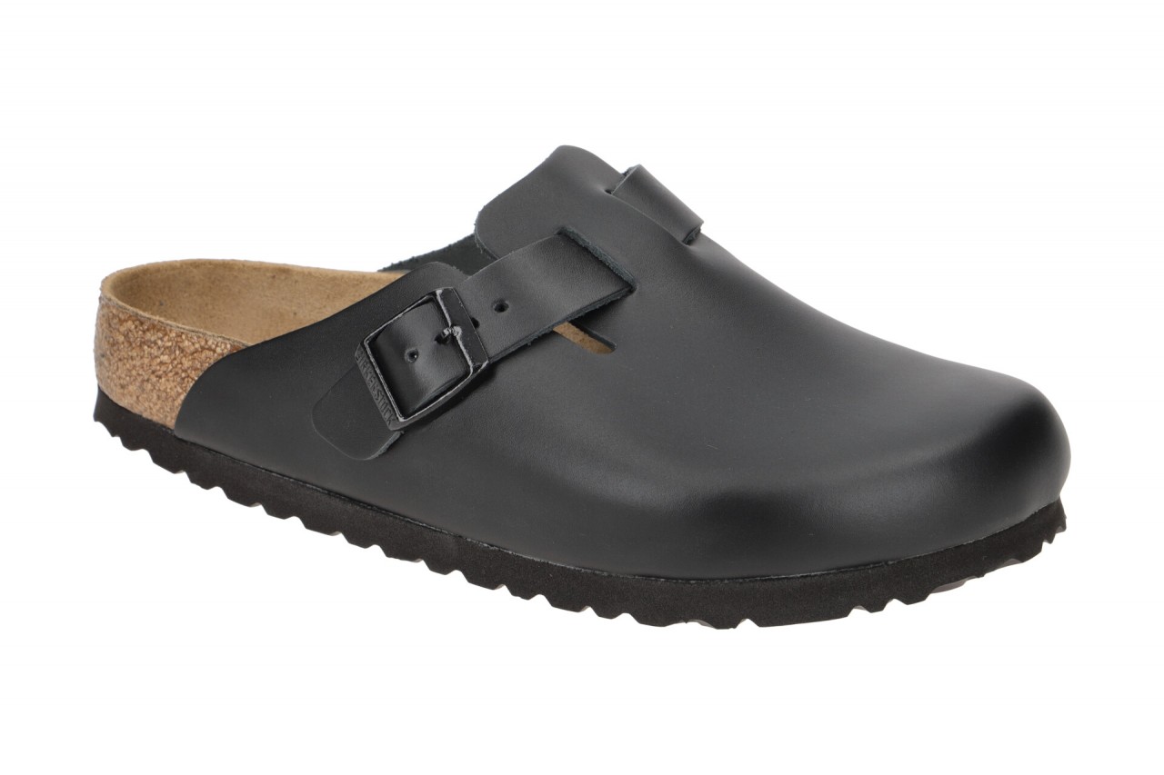 Birkenstock 60191 Boston_BS Schwarz Echtleder Unisex Clogs 1 Birkenstock 60191 Boston_BS Schwarz Echtleder Unisex Clogs
