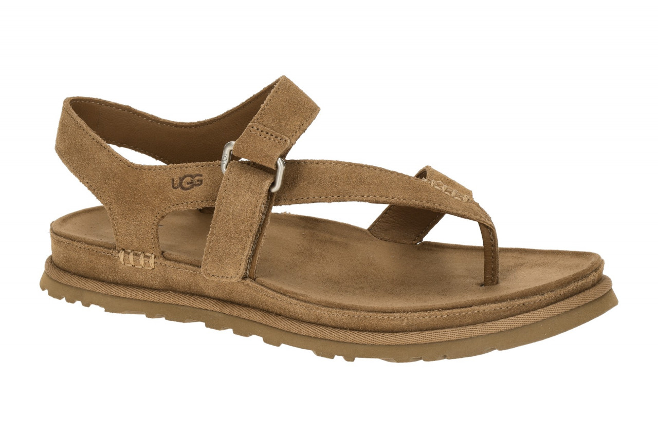 UGG 1175134 GoldenGaze Toe Post Damen Zehentrenner Sandale braun chestnut, Ec... 1 UGG 1175134 GoldenGaze Toe Post Damen Zehentrenner Sandale braun chestnut, Ec...