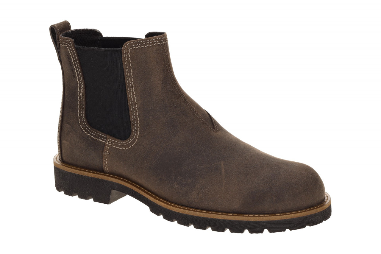 Ecco 535334 Mocca Chelsea Stiefelette wasserdicht & leicht - Herrenschuh 1 Ecco 535334 Mocca Chelsea Stiefelette wasserdicht & leicht - Herrenschuh