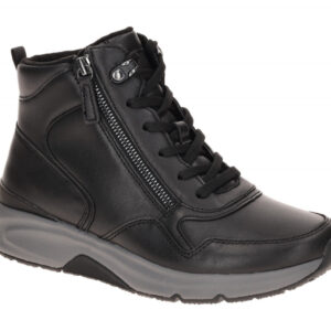Gabor 0803.03.004 Damen Stiefeletten Schwarz ROLLINGSOFT bequeme Mid-Sneakers