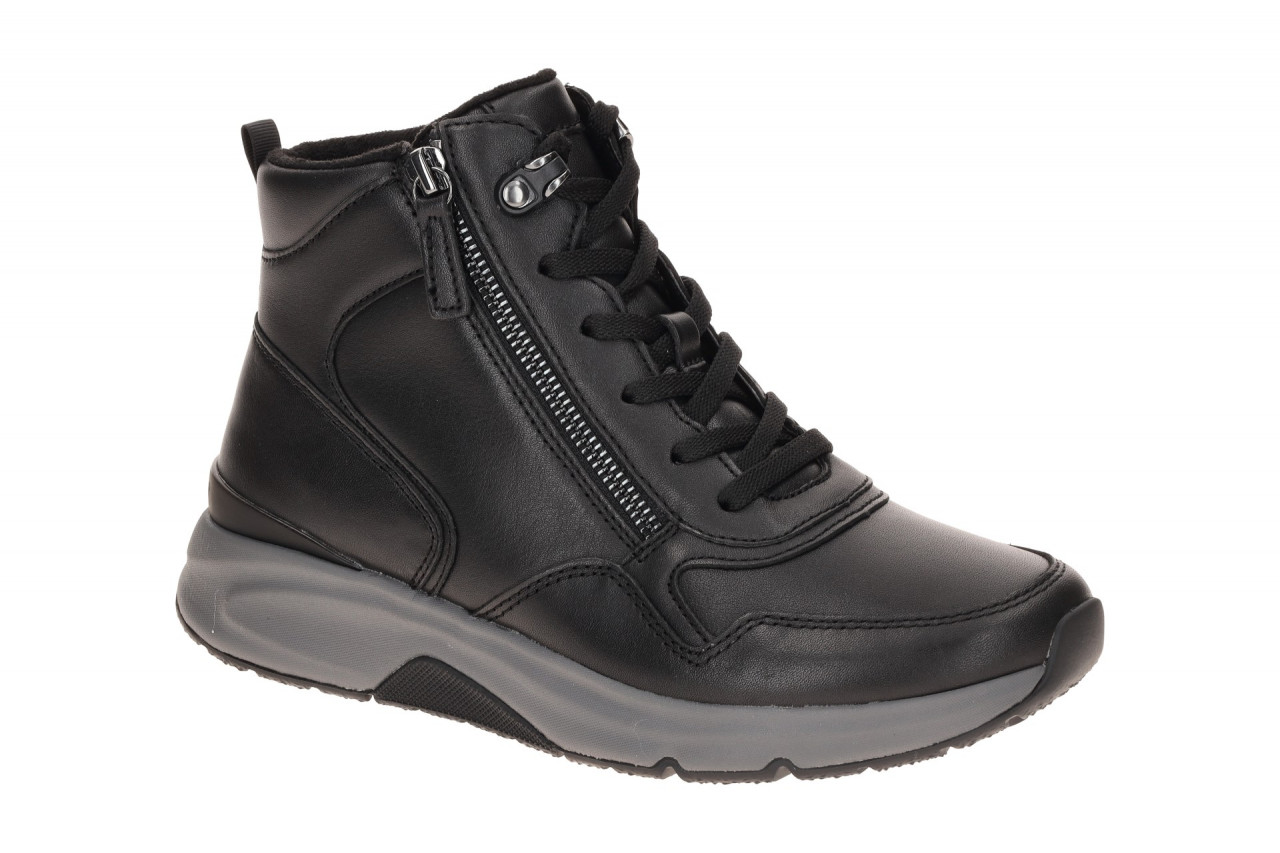 Gabor 0803.03.004 Damen Stiefeletten Schwarz ROLLINGSOFT bequeme Mid-Sneakers 1 Gabor 0803.03.004 Damen Stiefeletten Schwarz ROLLINGSOFT bequeme Mid-Sneakers