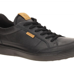 Ecco Herren Slipper 490574 in Schwarz - Easy Entry, weich gepolstert