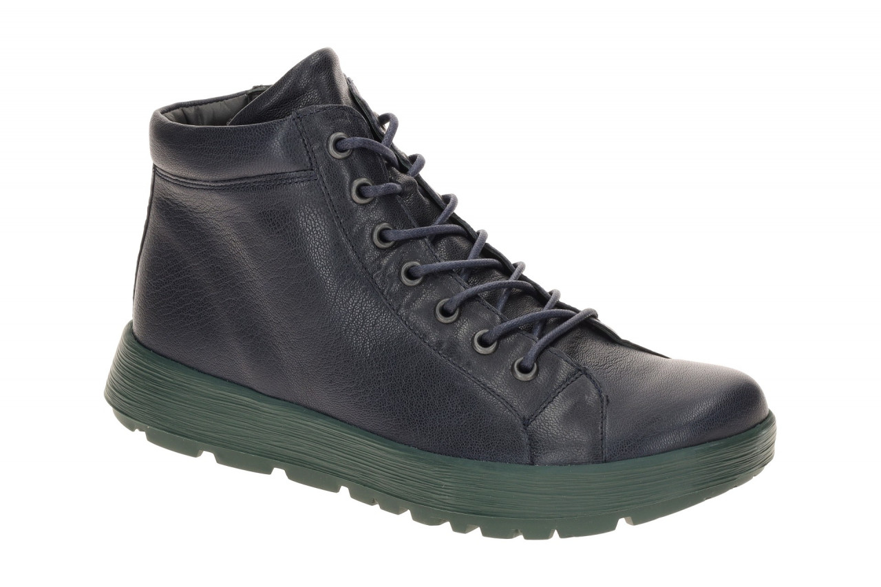 Think 747-8050 Navy Damen Stiefeletten Echtleder Komfort Fu?bett 1 Think 747-8050 Navy Damen Stiefeletten Echtleder Komfort Fu?bett