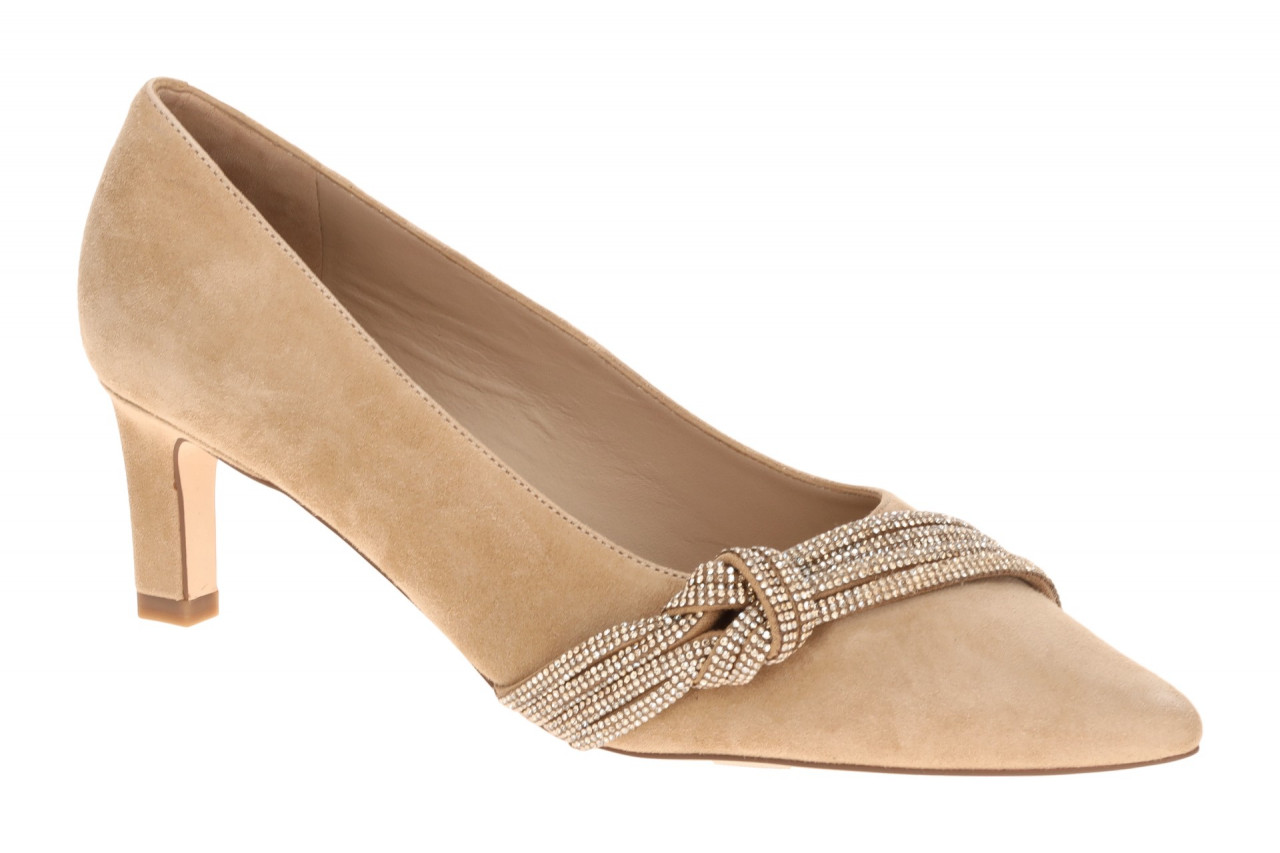 Peter Kaiser Damen Pumps 9-72406-47 365 hazel Echtleder Velours Schlaufe Strass 1 Peter Kaiser Damen Pumps 9-72406-47 365 hazel Echtleder Velours Schlaufe Strass