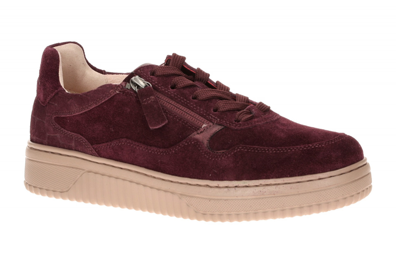 Gabor 6016.01 - Dunkelrote Damenschuhe Halbschuhe Sneaker - Mulberry-Laufsohle 1 Gabor 6016.01 - Dunkelrote Damenschuhe Halbschuhe Sneaker - Mulberry-Laufsohle