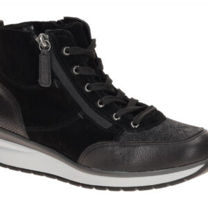 Gabor 8043.02 Damen Stiefeletten Schwarz - Bequeme Mid-Sneakers