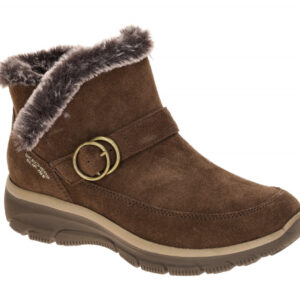Skechers 168185 CHOC Damen Stiefeletten in Braun - bequeme Schlupf Boots mit ...