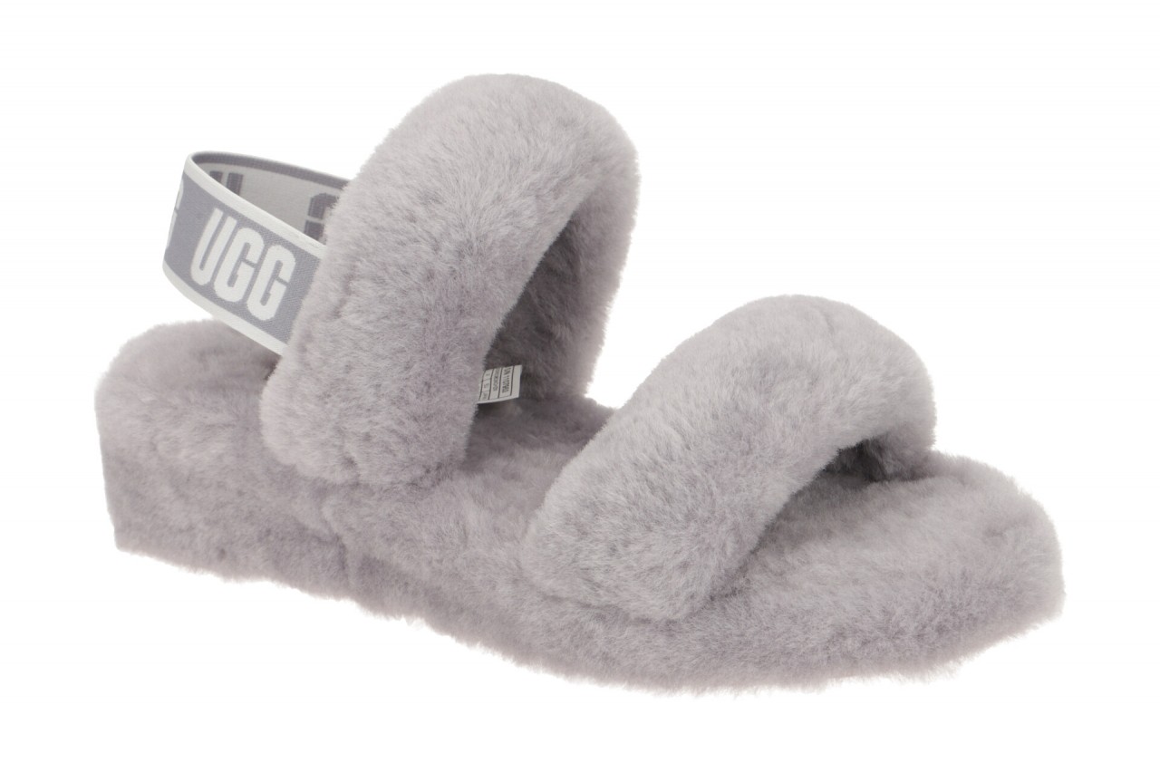 UGG 1107953 Damen Sandalette OH YEAH grau (soft amethyst) Lammfell Warmfutter 1 UGG 1107953 Damen Sandalette OH YEAH grau (soft amethyst) Lammfell Warmfutter