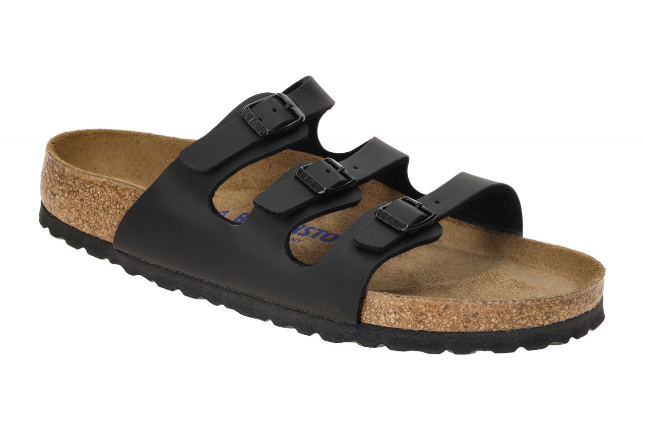 Birkenstock 53011 BS Florida Damen Pantoletten Schwarz Anatomisch geformtes K... 1 Birkenstock 53011 BS Florida Damen Pantoletten Schwarz Anatomisch geformtes K...