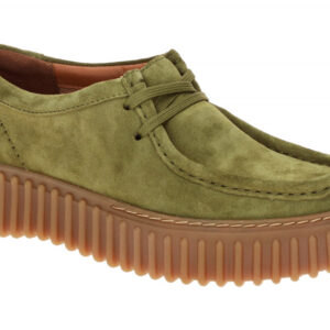 Clarks 26184586 4 TORHILL BEE Damen Schn?r-Halbschuhe in olive-gr?n - bequem ...