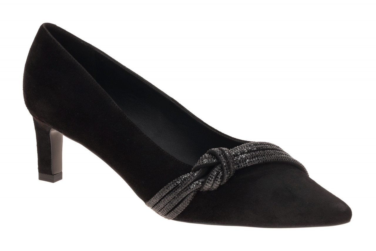 Peter Kaiser Damen-Pumps 9-72406-47 Schwarz Velour mit Strass-Besatz 1 Peter Kaiser Damen-Pumps 9-72406-47 Schwarz Velour mit Strass-Besatz