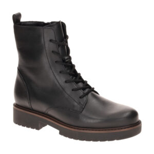 Gabor 8025.04 Damen Stiefeletten Schwarz Echtleder K-Weite Blockabsatz