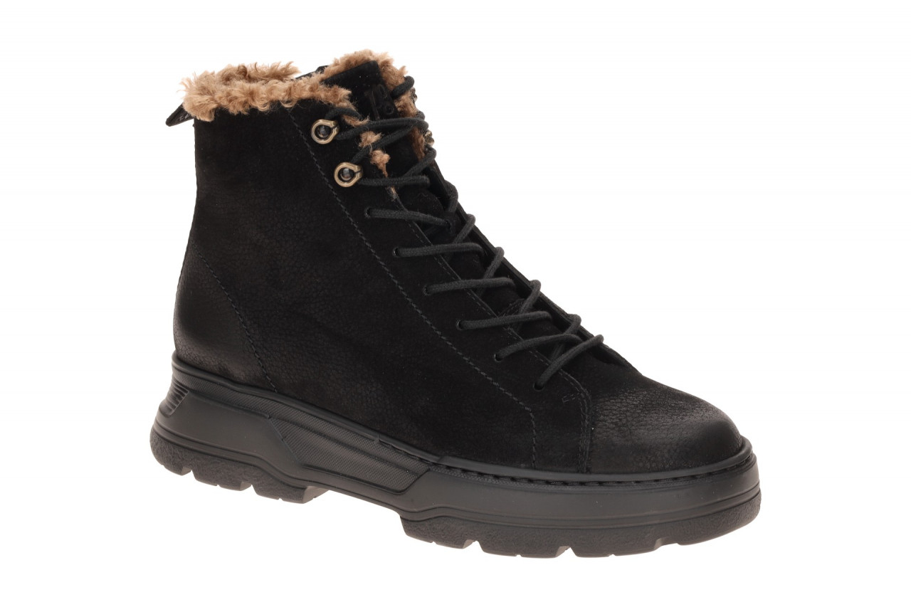 Paul Green Damen Stiefeletten 5497-030 Black Nubuk Warmfutter Blockabsatz 1 Paul Green Damen Stiefeletten 5497-030 Black Nubuk Warmfutter Blockabsatz