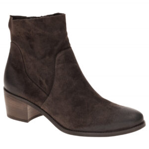 Paul Green Damen Stiefeletten 9025-160 Mocca Braun, Echtleder, Blockabsatz 4cm