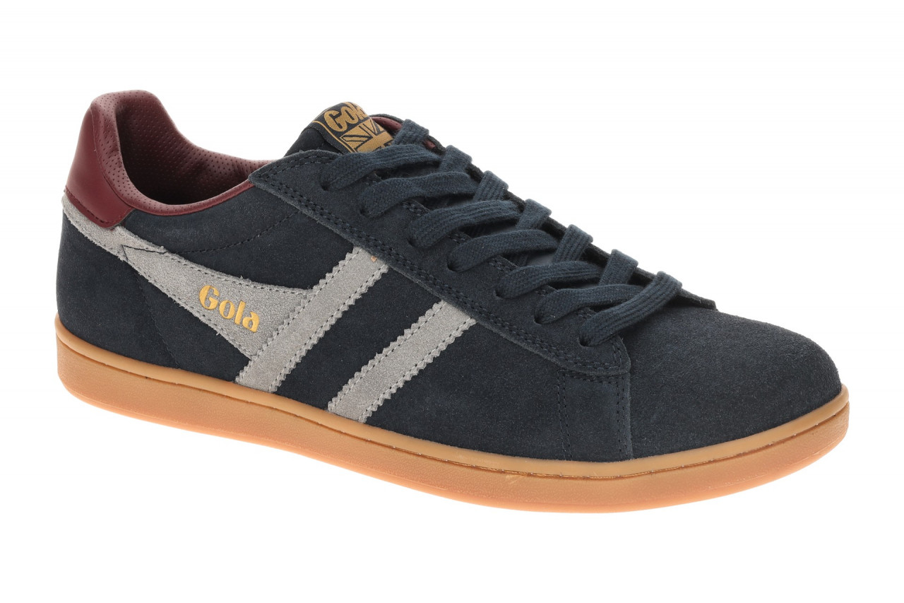 Gola CMB387EC EQUIPE II SUEDE Herren Sneaker navy/cement/burgundy - Retro Style 1 Gola CMB387EC EQUIPE II SUEDE Herren Sneaker navy/cement/burgundy - Retro Style