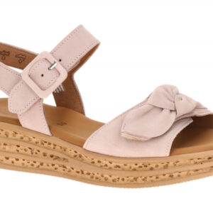 Gabor 84.553 Damen Riemchen Sandalen Rose Bloom Best Fitting Keilabsatz