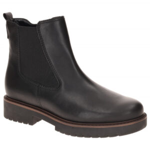 Gabor Damen Stiefeletten 8025.03.001 Schwarz Chelsea Boots mit Rei?verschluss