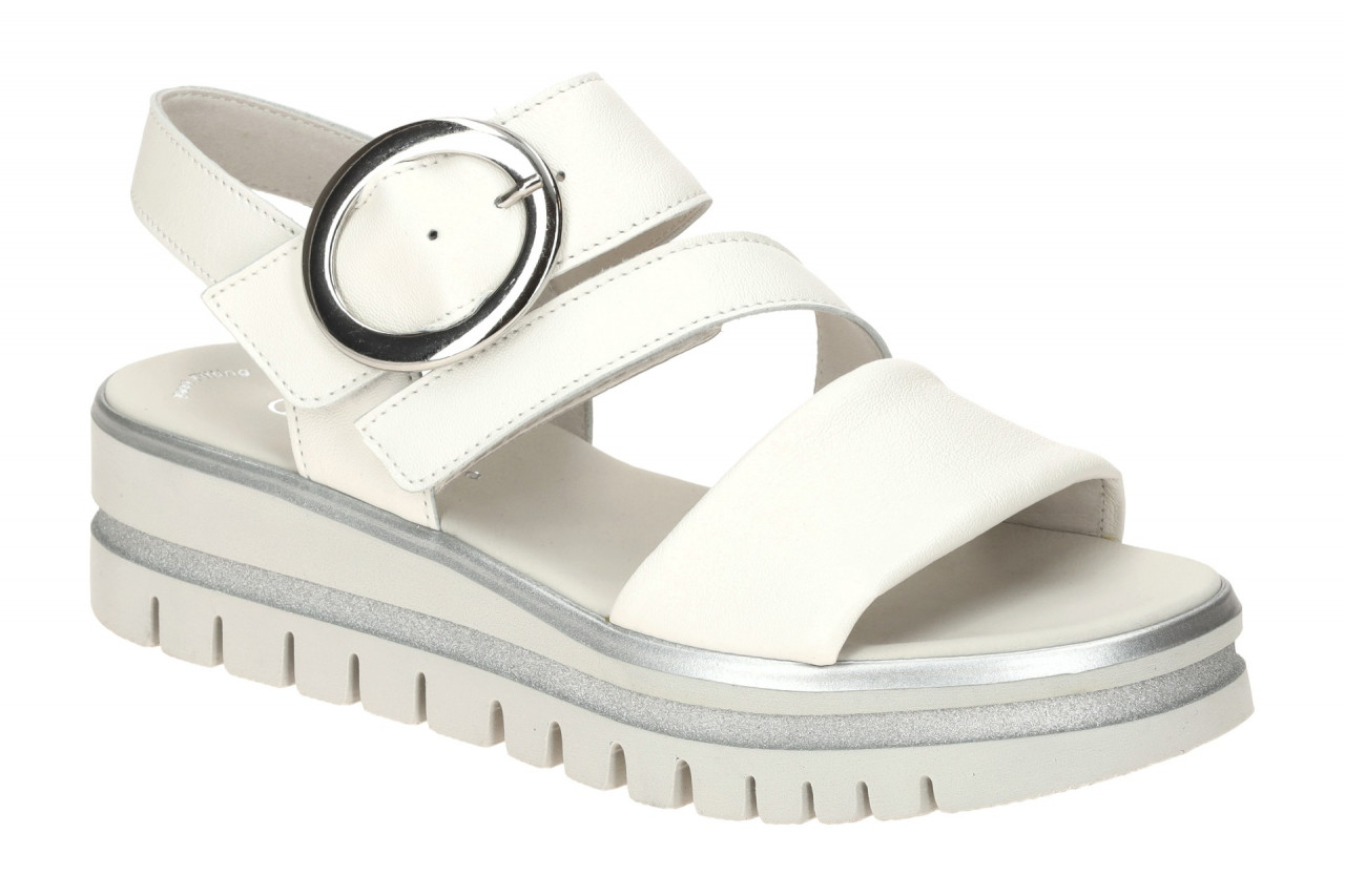 Gabor 64.627.20 Damen Sandalette Wei? - l-a-t-t-e extra leicht & flexibel 1 Gabor 64.627.20 Damen Sandalette Wei? - l-a-t-t-e extra leicht & flexibel