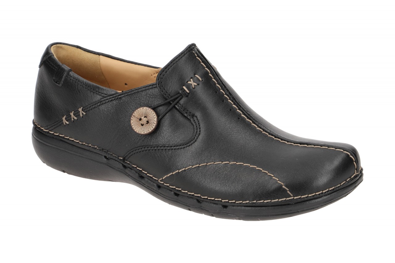 Clarks Un_Loop 20312837 4 Damen Slipper Schwarz bequeme Halbschuhe 1 Clarks Un_Loop 20312837 4 Damen Slipper Schwarz bequeme Halbschuhe