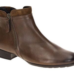 Gabor 8031.02.003 Damen Stiefeletten Braun Saddle Effect elegante Ankle Boots