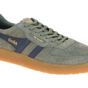 Gola CMB571EN Herren Sneaker grau/conifer/navy/gum mit Velourleder Mix