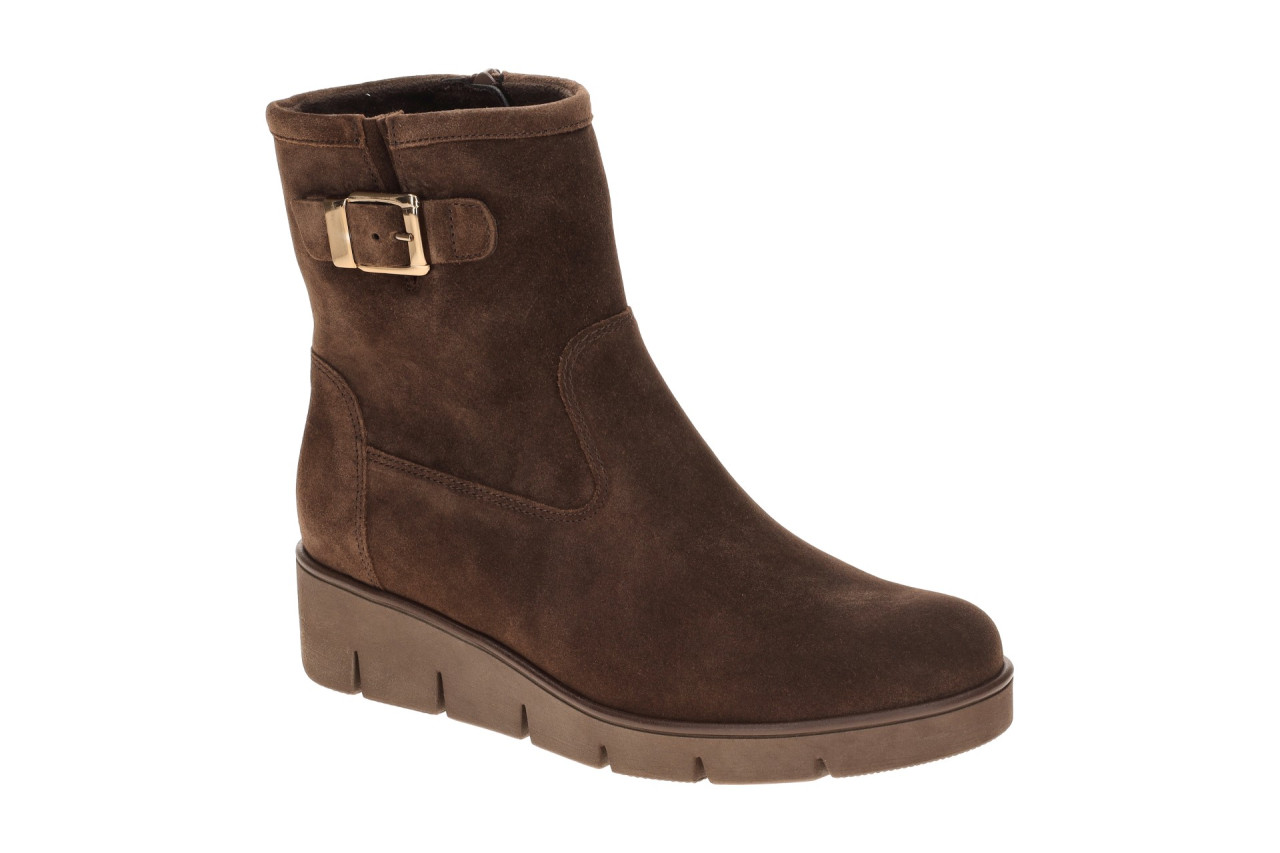 Gabor 8005.02.003 Damen Stiefeletten Keilabsatz Braun Cacao Gold Schnalle 1 Gabor 8005.02.003 Damen Stiefeletten Keilabsatz Braun Cacao Gold Schnalle