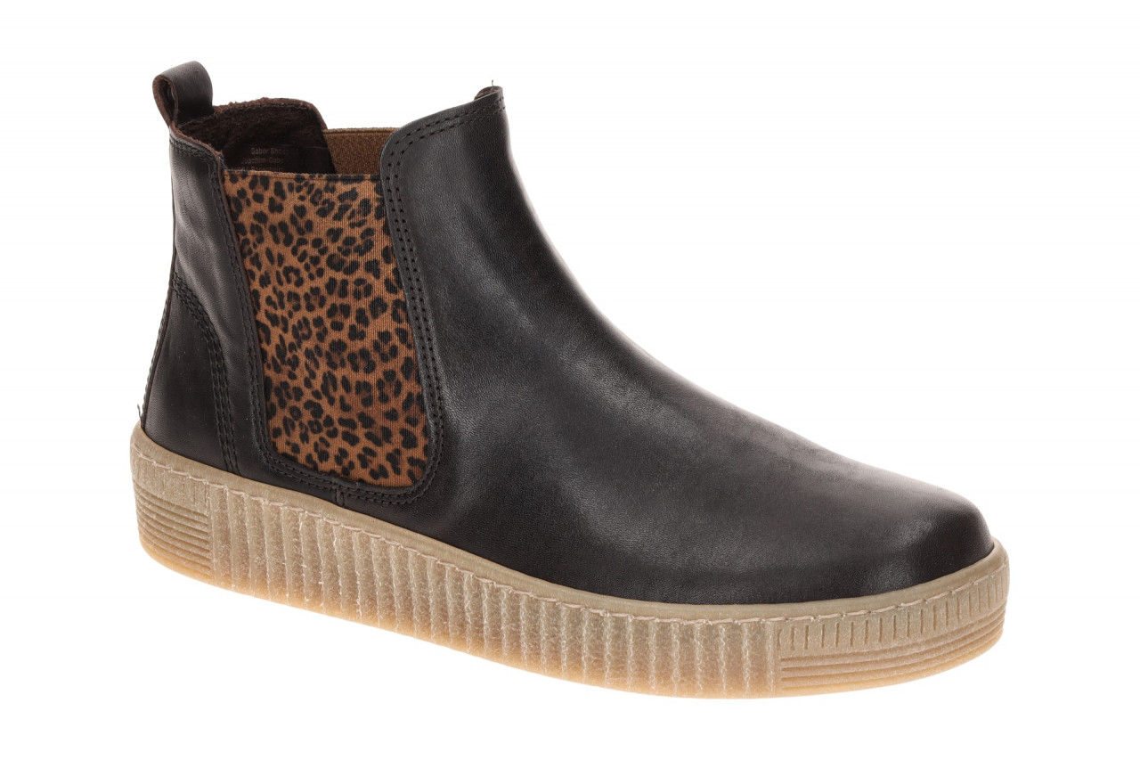 Gabor Damen Stiefeletten 8013.02.015 in Braun moro, Wedge Absatz 1,5cm 1 Gabor Damen Stiefeletten 8013.02.015 in Braun moro, Wedge Absatz 1,5cm