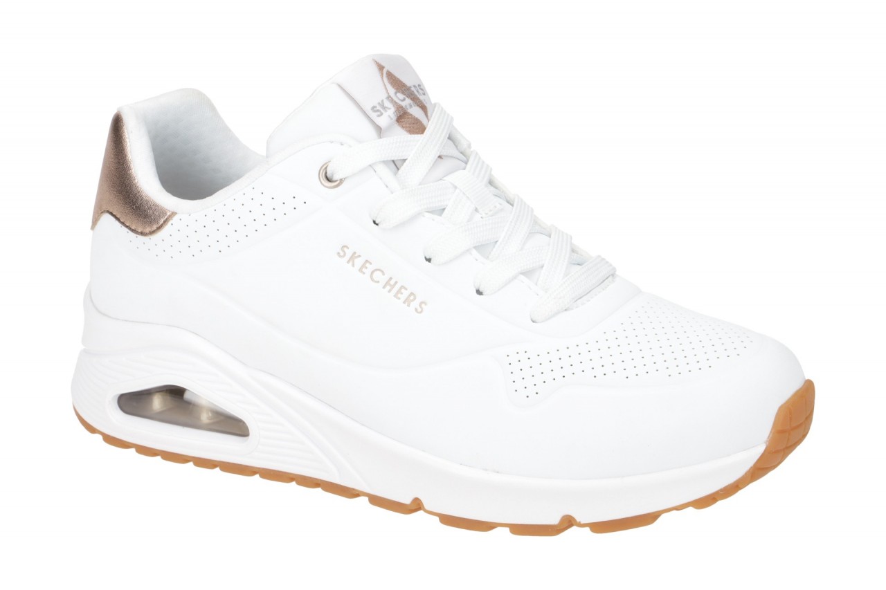 Skechers 177094 WHT Damenschuhe UNO-GOLDEN AIR wei? metallic-Rose schn?r Halb... 1 Skechers 177094 WHT Damenschuhe UNO-GOLDEN AIR wei? metallic-Rose schn?r Halb...