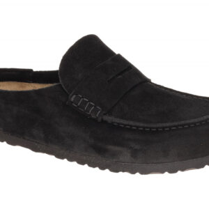 Birkenstock 1030795 BS Naples_Wrapped Herren Pantolette Schwarz Fu?bett aus K...