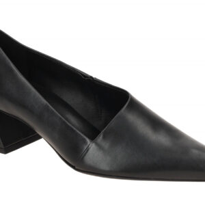 H?gl 10_4513 Pumps - Schwarz Uni (Black) - Echtleder - Blockabsatz - Spitz - ...
