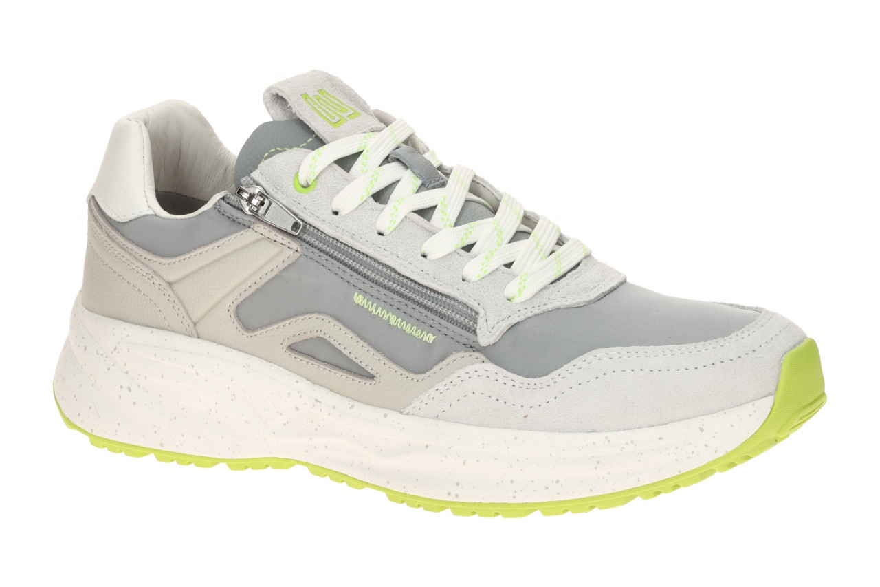 Waldl?ufer 985001 H-MAX Herren Sneakers grau grey lime Echtleder Synthetik Gu... 1 Waldl?ufer 985001 H-MAX Herren Sneakers grau grey lime Echtleder Synthetik Gu...