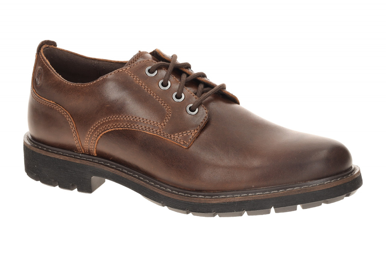 Clarks 26173436 7 BATCOMBE TIE Herren Schn?rschuhe Braun - dark tan Echtleder 1 Clarks 26173436 7 BATCOMBE TIE Herren Schn?rschuhe Braun - dark tan Echtleder
