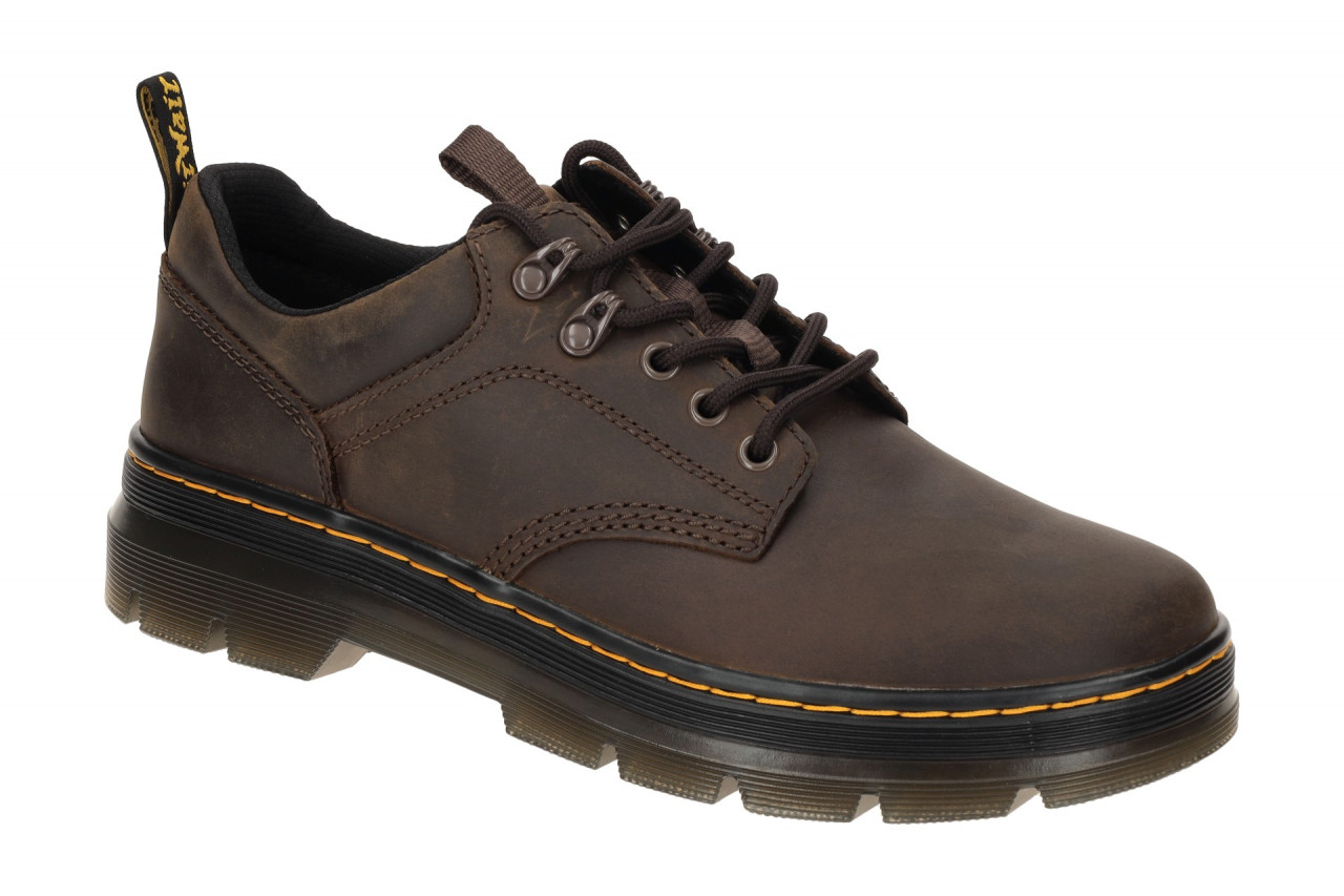 Dr. Martens 27103207 Reeder dunkelbraun Halbschuhe mit gelber Rahmennaht 1 Dr. Martens 27103207 Reeder dunkelbraun Halbschuhe mit gelber Rahmennaht