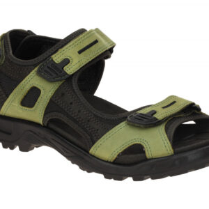 Ecco 06956461153 Yucatan Sandale in Gr?n - acorn/peat, Herren Wander Sandaletten