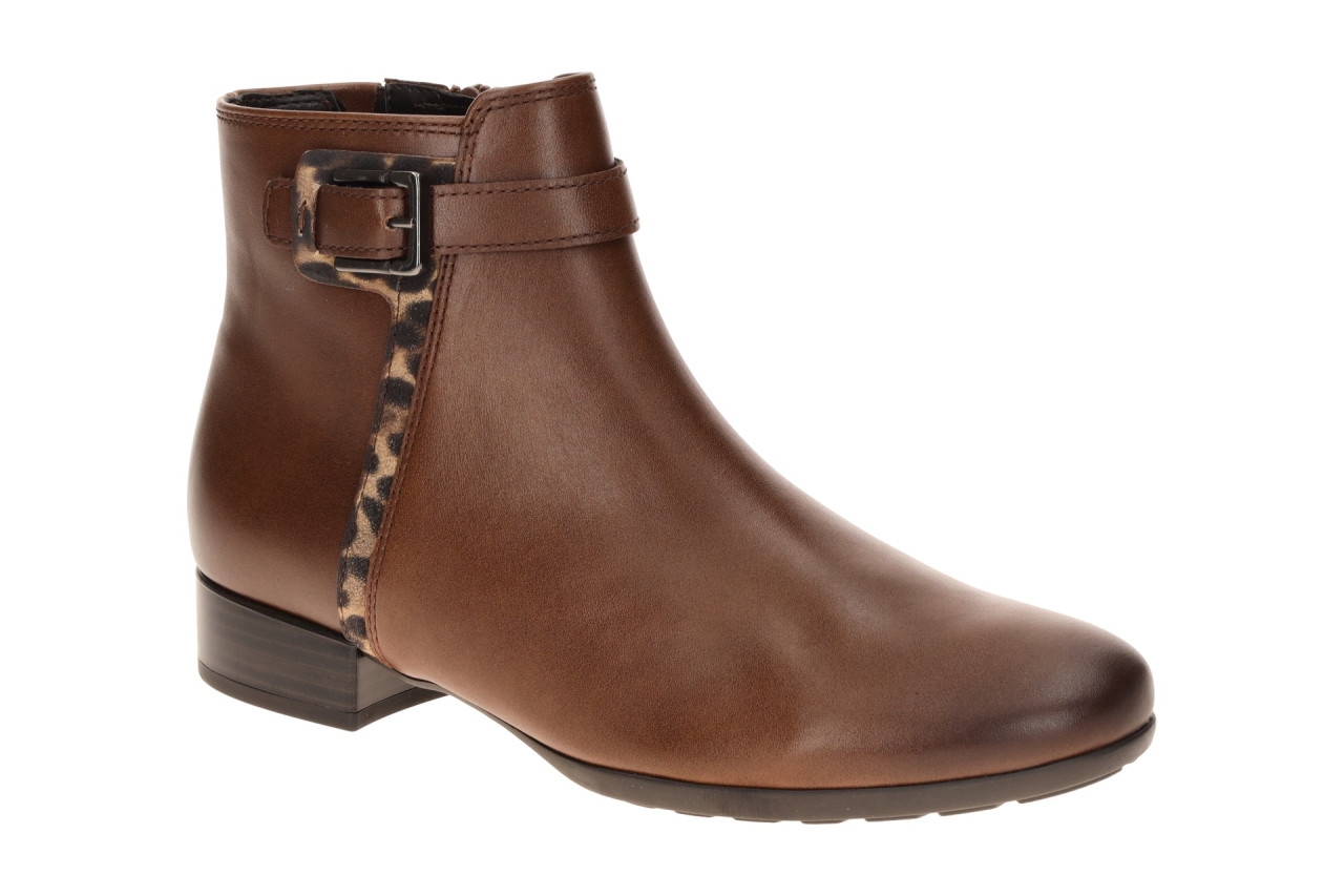 Gabor 8031.01.003 Damen Stiefeletten Braun Saddle/Natur Leo-Muster Blockabsatz 1 Gabor 8031.01.003 Damen Stiefeletten Braun Saddle/Natur Leo-Muster Blockabsatz