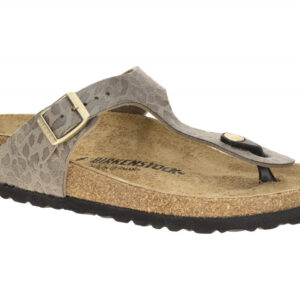 Birkenstock 1032054 GIZEH BS Damen Pantoletten taupe-grau braun SynthetikLeo-...