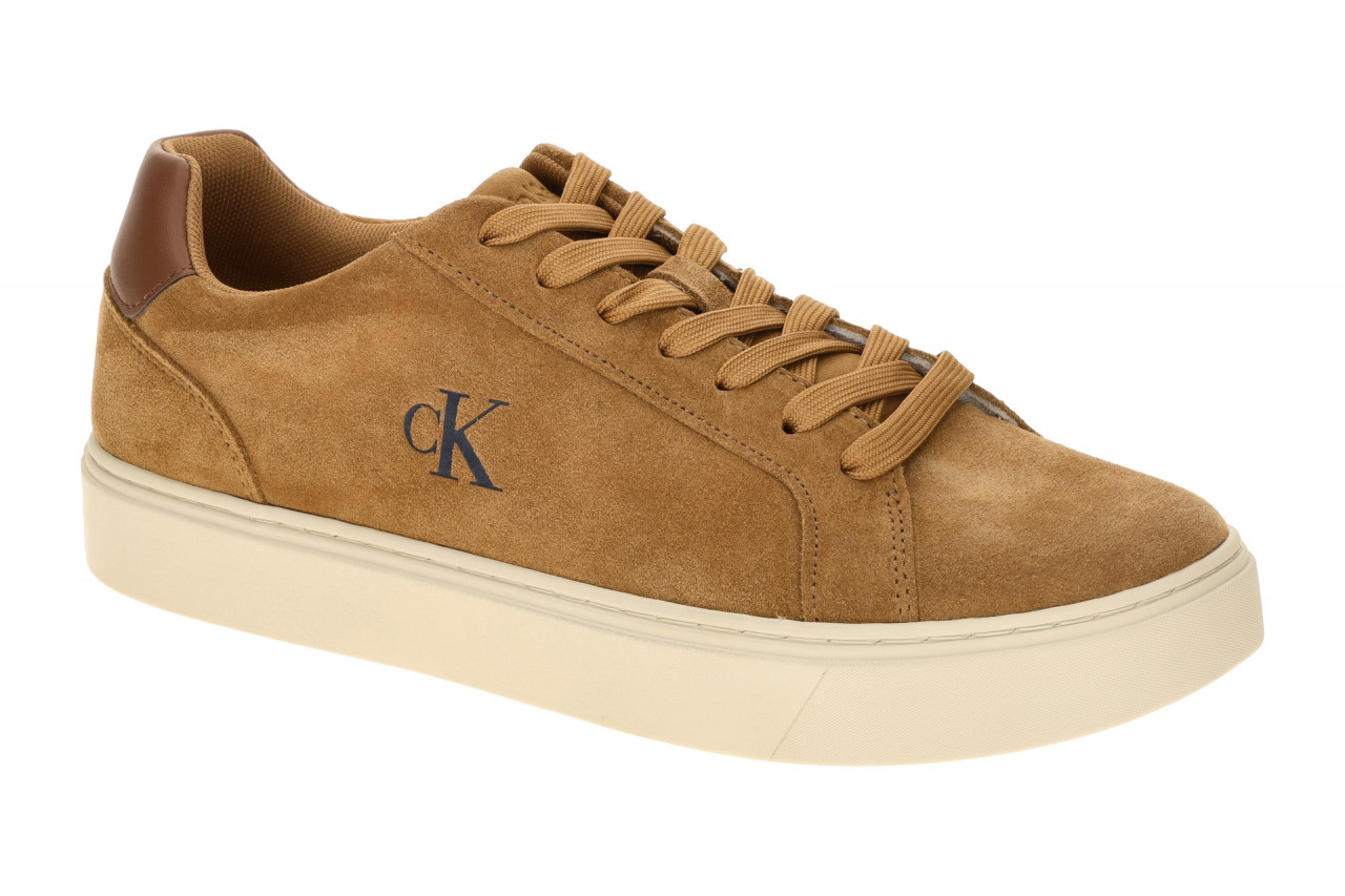 Calvin Klein Herren Sneaker YM01434 0GG Braun Cashew/Brown Out Runde Schuhfor... 1 Calvin Klein Herren Sneaker YM01434 0GG Braun Cashew/Brown Out Runde Schuhfor...