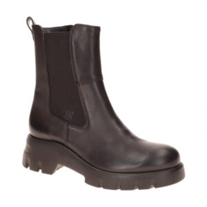 Paul Green Damen Stiefeletten 8104-080 Espresso Glattleder Boots Chelsea-style