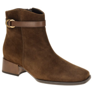 Gabor 8067.02.004 Damen Stiefeletten braun cacao Blockabsatz eckig Karree