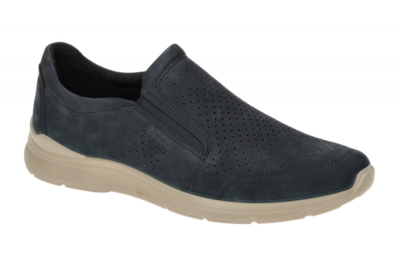 Ecco 51164402058 - Herren Halbschuhe Slip on Navy Nubuck Flexibel Leicht 1 Ecco 51164402058 - Herren Halbschuhe Slip on Navy Nubuck Flexibel Leicht