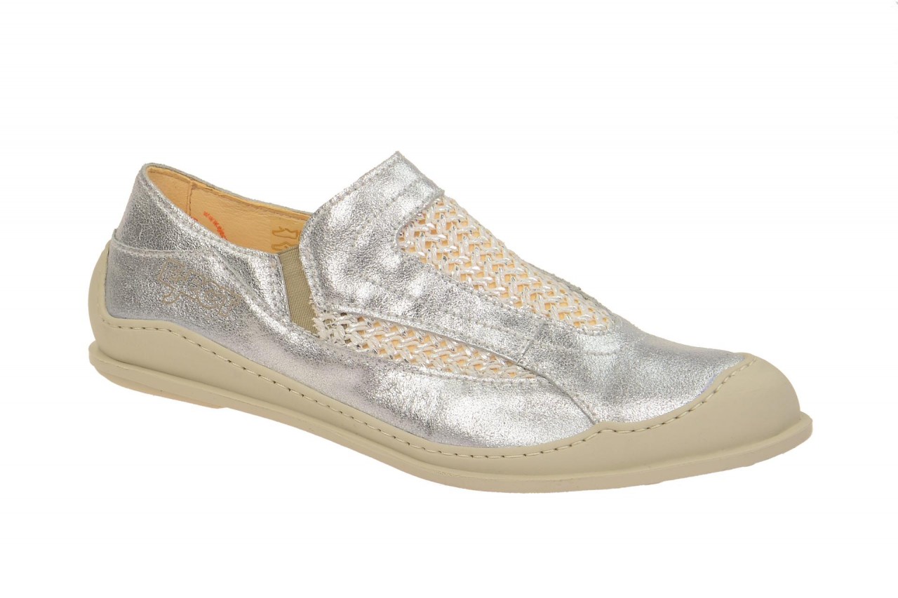 Eject 18176.001 CIBER Damen Slipper Grau Silber Wei? Blockabsatz 1 Eject 18176.001 CIBER Damen Slipper Grau Silber Wei? Blockabsatz