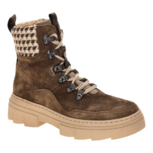 Waldl?ufer 977808 Damen Winter Plateau Stiefeletten Braun Beige, H-SAIGA
