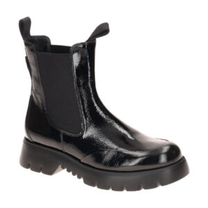 H?gl Damen Stiefeletten 2-10 2515 0100 KELVIN - schwarz Lack Chelsea Boots
