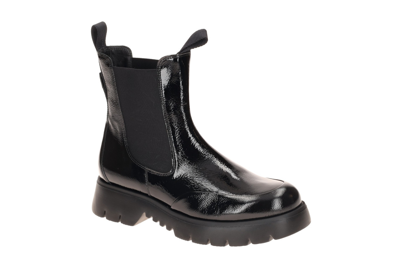 H?gl Damen Stiefeletten 2-10 2515 0100 KELVIN - schwarz Lack Chelsea Boots 1 H?gl Damen Stiefeletten 2-10 2515 0100 KELVIN - schwarz Lack Chelsea Boots